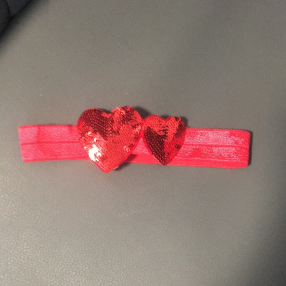 Love Necklace and ♥️ Heart sequin headband - Picture 5 of 5